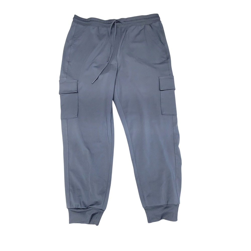 Rachel Zoe Womens XL Gray Cargo Jogger‎ Pants Drawstring Waist Casual Athleisure